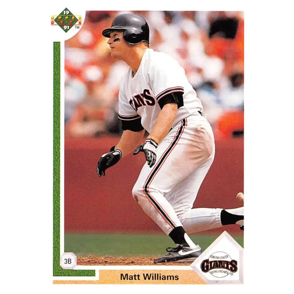 1991 Upper Deck #157 Matt Williams EX Excellent San Francisco Giants Baseball Card  Image 1