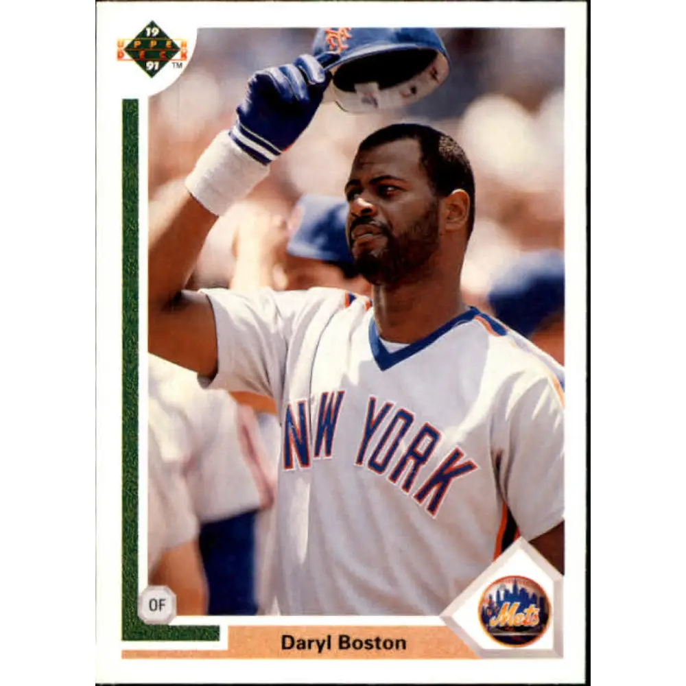 1991 Upper Deck #159 Daryl Boston NM-MT New York Mets Baseball Card Image 1