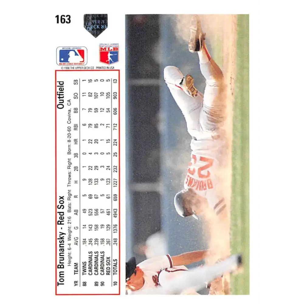 1991 Upper Deck #161 Stan Belinda EX Excellent Pittsburgh Pirates Baseball Card  Image 2