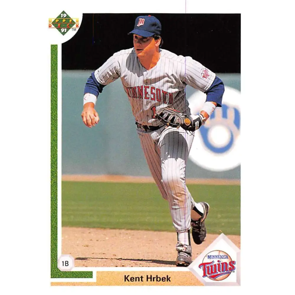 1991 Upper Deck #167 Kent Hrbek EX Excellent Minnesota Twins Baseball Card  Image 1