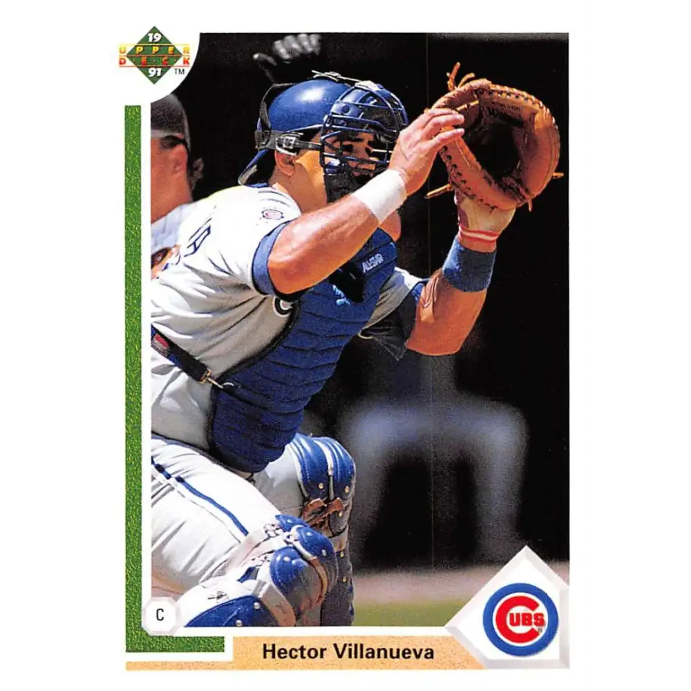 1991 Upper Deck #171 Hector Villanueva NM-MT Chicago Cubs Baseball Card Image 1