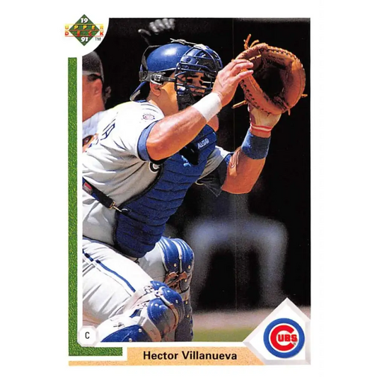 1991 Upper Deck #171 Hector Villanueva NM-MT Chicago Cubs Baseball Card Image 1
