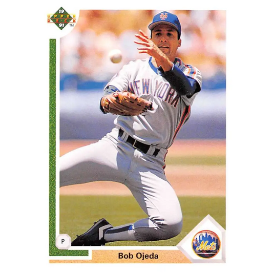 1991 Upper Deck #179 Bob Ojeda EX Excellent New York Mets Baseball Card  Image 1