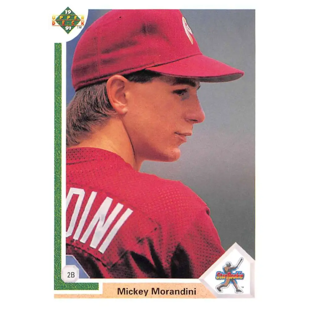 1991 Upper Deck #18 Mickey Morandini EX Excellent Philadelphia Phillies Baseball Card  Image 1