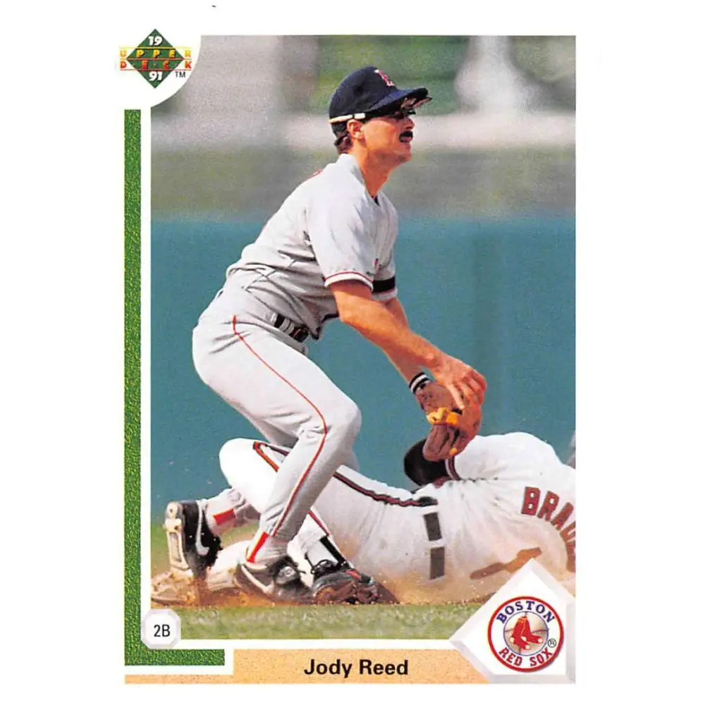 1991 Upper Deck #184 Jody Reed EX Excellent Boston Red Sox Baseball Card  Image 1
