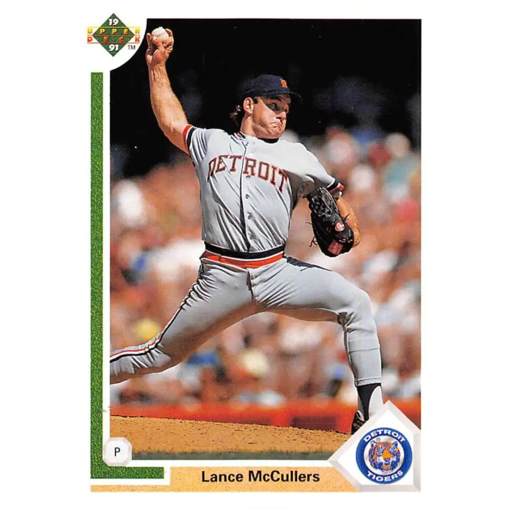 1991 Upper Deck #203 Lance McCullers EX Excellent Detroit Tigers Baseball Card  Image 1