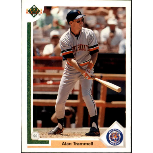 1991 Upper Deck #223 Alan Trammell EX Excellent Detroit Tigers Baseball Card  Image 1