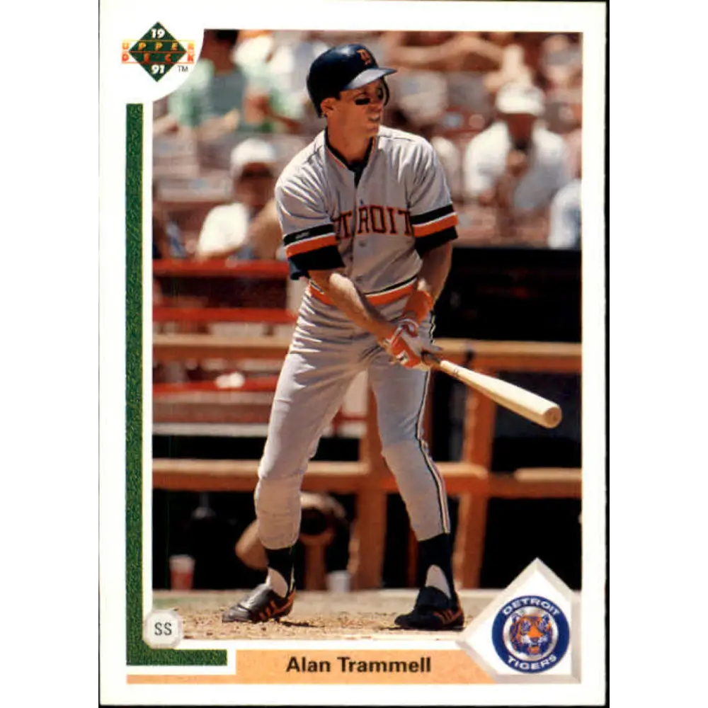 1991 Upper Deck #223 Alan Trammell NM-MT Detroit Tigers Baseball Card Image 1