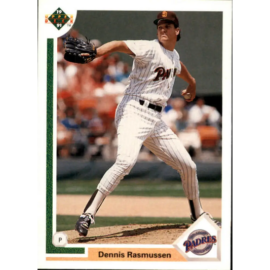 1991 Upper Deck #230 Dennis Rasmussen NM-MT San Diego Padres Baseball Card Image 1