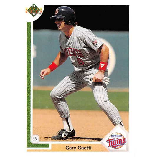 1991 Upper Deck #233 Gary Gaetti EX Excellent Minnesota Twins Baseball Card  Image 1
