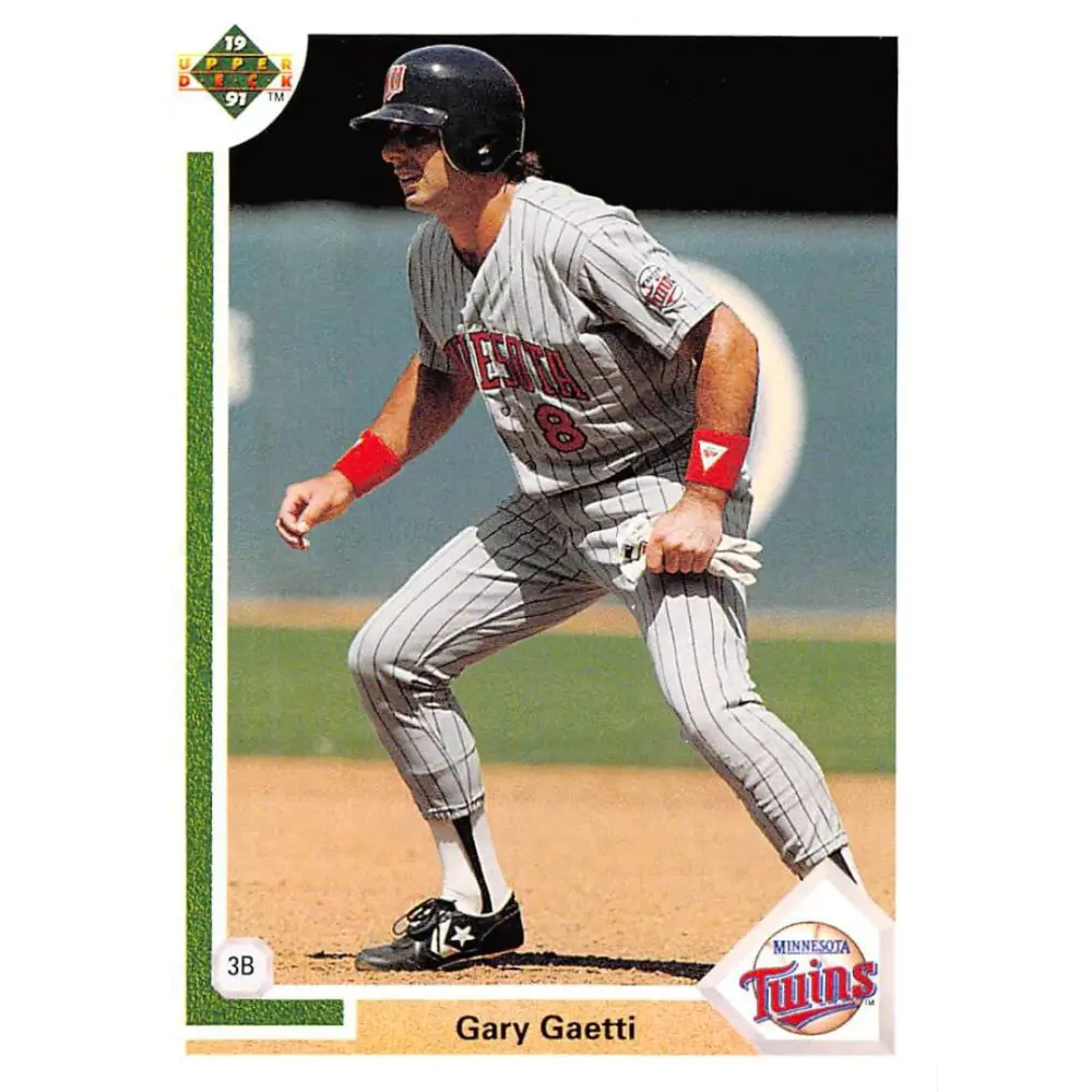 1991 Upper Deck #233 Gary Gaetti NM-MT Minnesota Twins Baseball Card Image 1