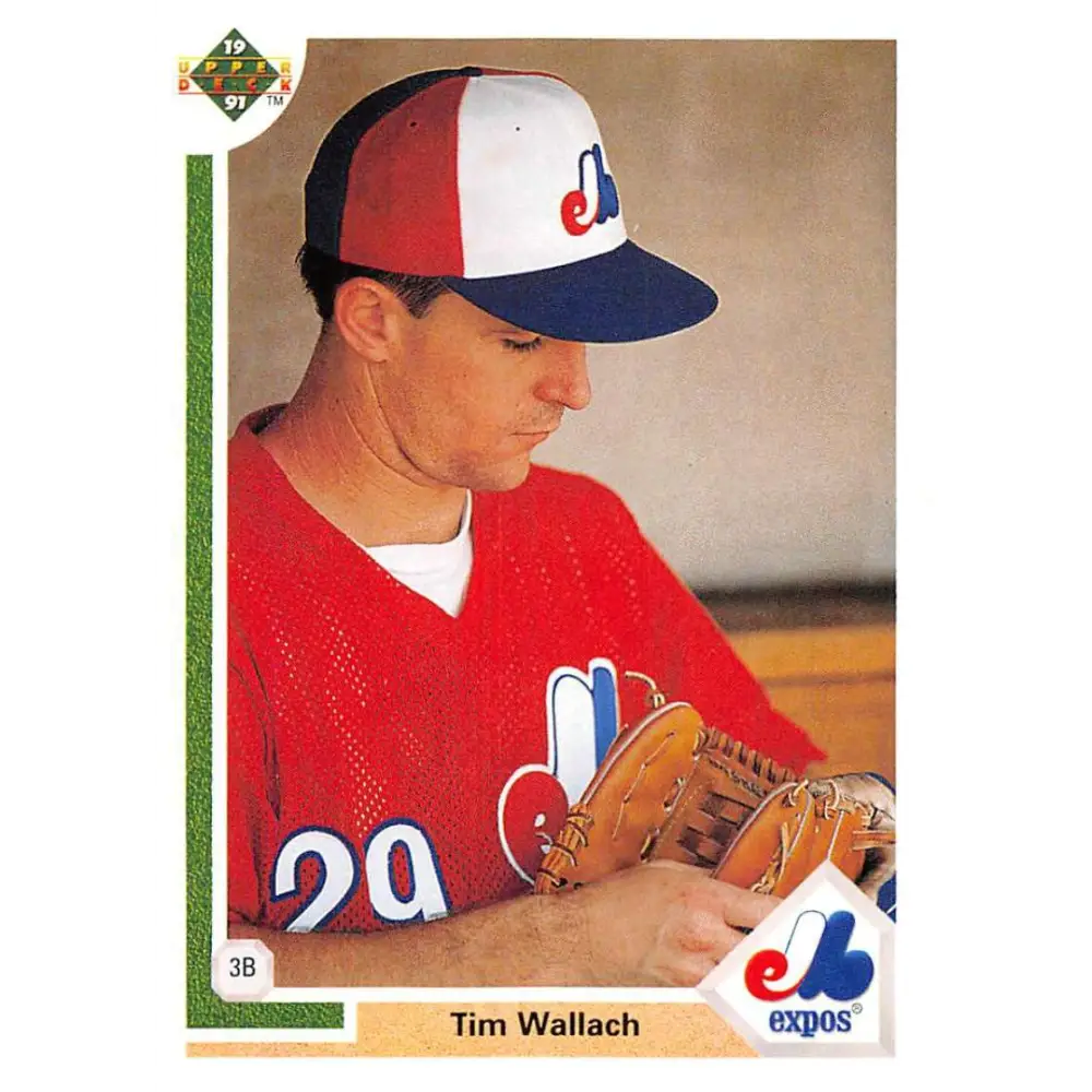 1991 Upper Deck #235 Tim Wallach NM-MT Montreal Expos Baseball Card Image 1