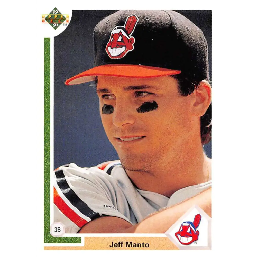 1991 Upper Deck #238 Jeff Manto EX Excellent Cleveland Indians Baseball Card  Image 1