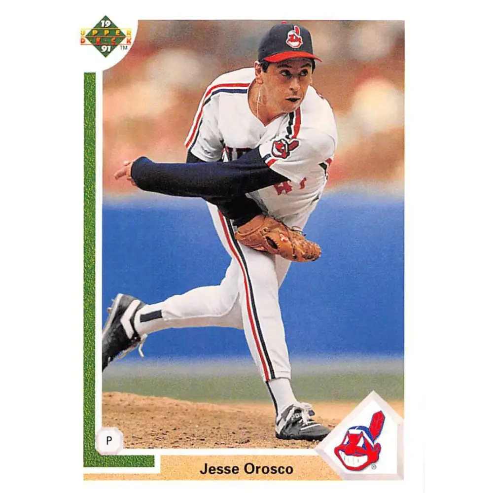 1991 Upper Deck #240 Jesse Orosco NM-MT Cleveland Indians Baseball Card Image 1