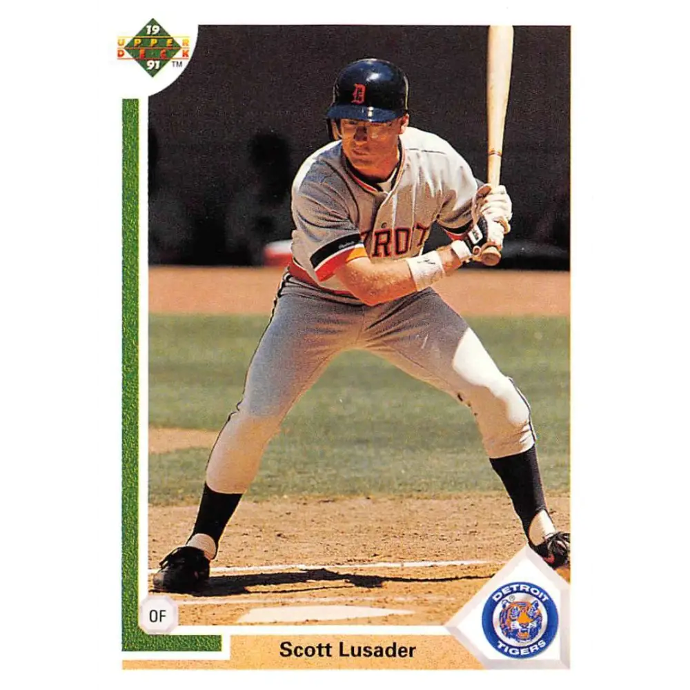 1991 Upper Deck #241 Scott Lusader EX Excellent Detroit Tigers Baseball Card  Image 1