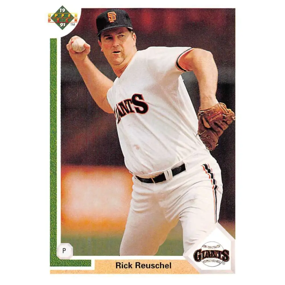 1991 Upper Deck #249 Rick Reuschel NM-MT San Francisco Giants Baseball Card Image 1