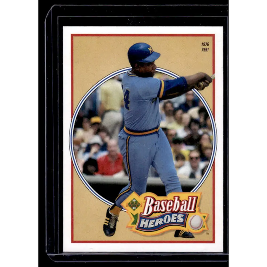 1991 Upper Deck #25 Hank Aaron Atlanta Braves NM-MT Baseball Card Image 1