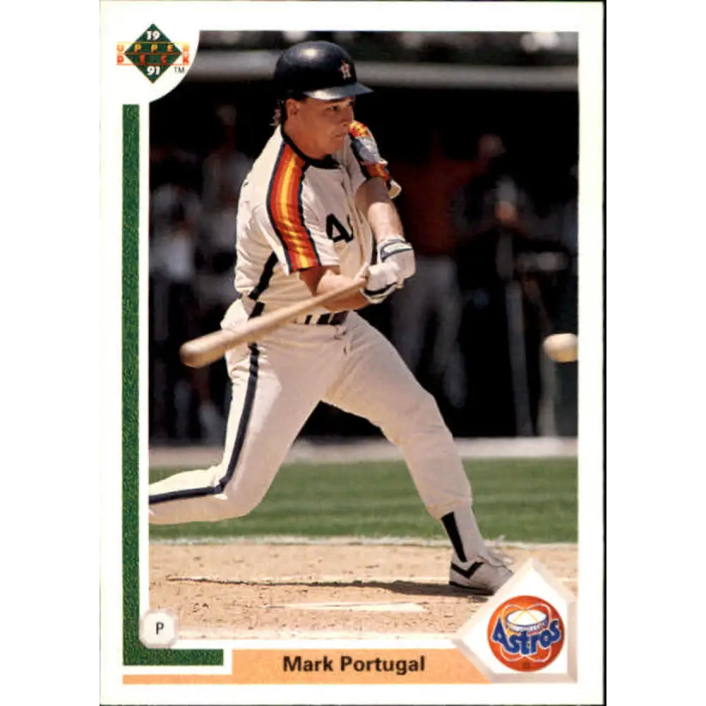 1991 Upper Deck #250 Mark Portugal EX Excellent Houston Astros Baseball Card  Image 1