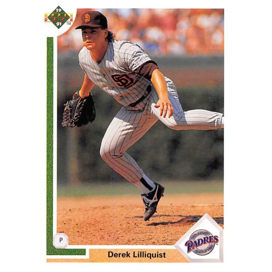 1991 Upper Deck #251 Derek Lilliquist NM-MT San Diego Padres Baseball Card Image 1