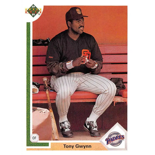 1991 Upper Deck #255 Tony Gwynn NM-MT San Diego Padres Baseball Card Image 1
