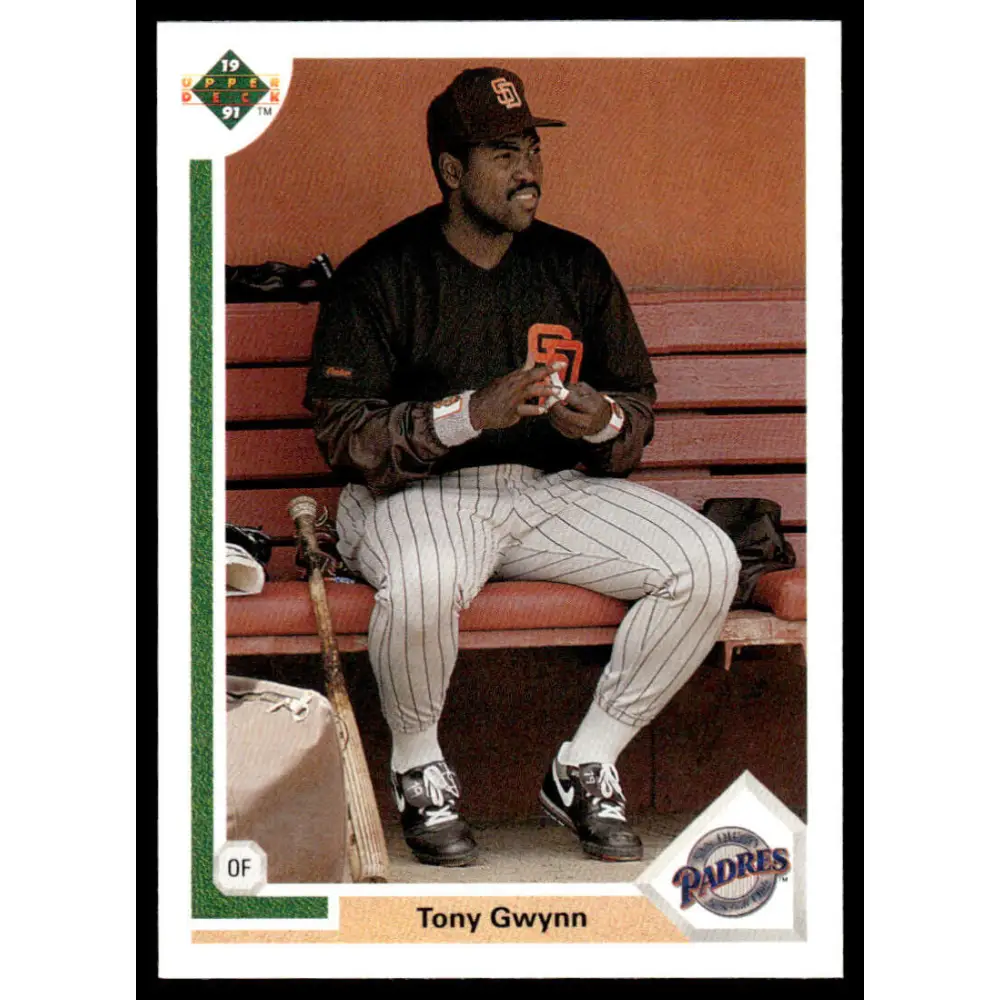 1991 Upper Deck #255 Tony Gwynn NM/MT San Diego Padres Baseball Card Image 1