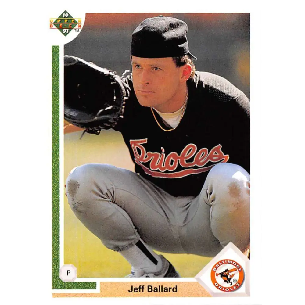 1991 Upper Deck #260 Jeff Ballard NM-MT Baltimore Orioles Baseball Card Image 1