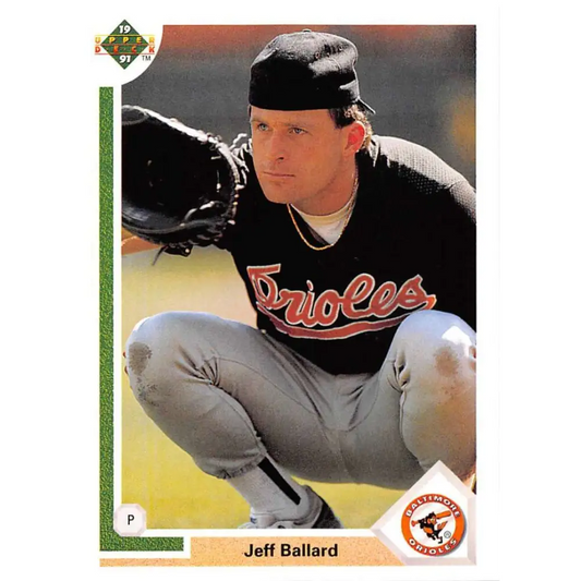 1991 Upper Deck #260 Jeff Ballard NM-MT Baltimore Orioles Baseball Card Image 1