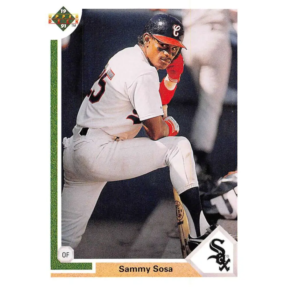 1991 Upper Deck #265 Sammy Sosa NM-MT Chicago White Sox Baseball Card Image 1