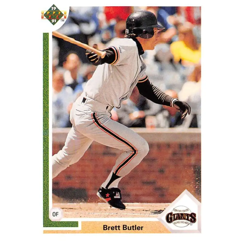 1991 Upper Deck #270 Brett Butler NM-MT San Francisco Giants Baseball Card Image 1