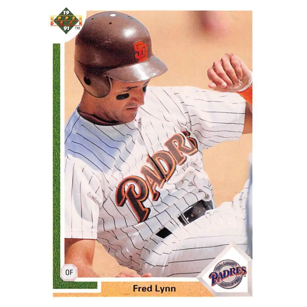 1991 Upper Deck #273 Fred Lynn NM-MT San Diego Padres Baseball Card Image 1