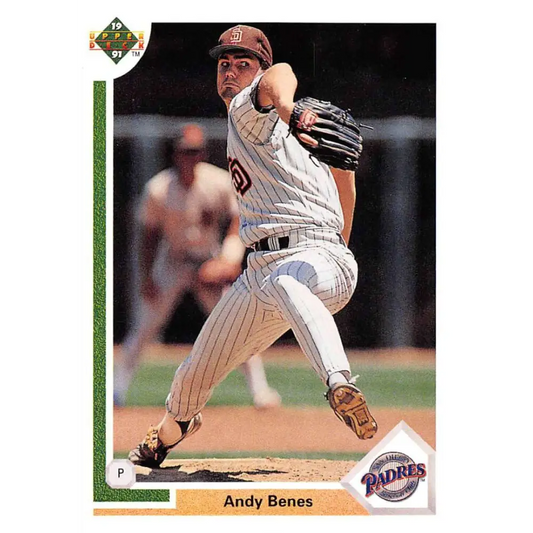 1991 Upper Deck #275 Andy Benes EX Excellent San Diego Padres Baseball Card  Image 1