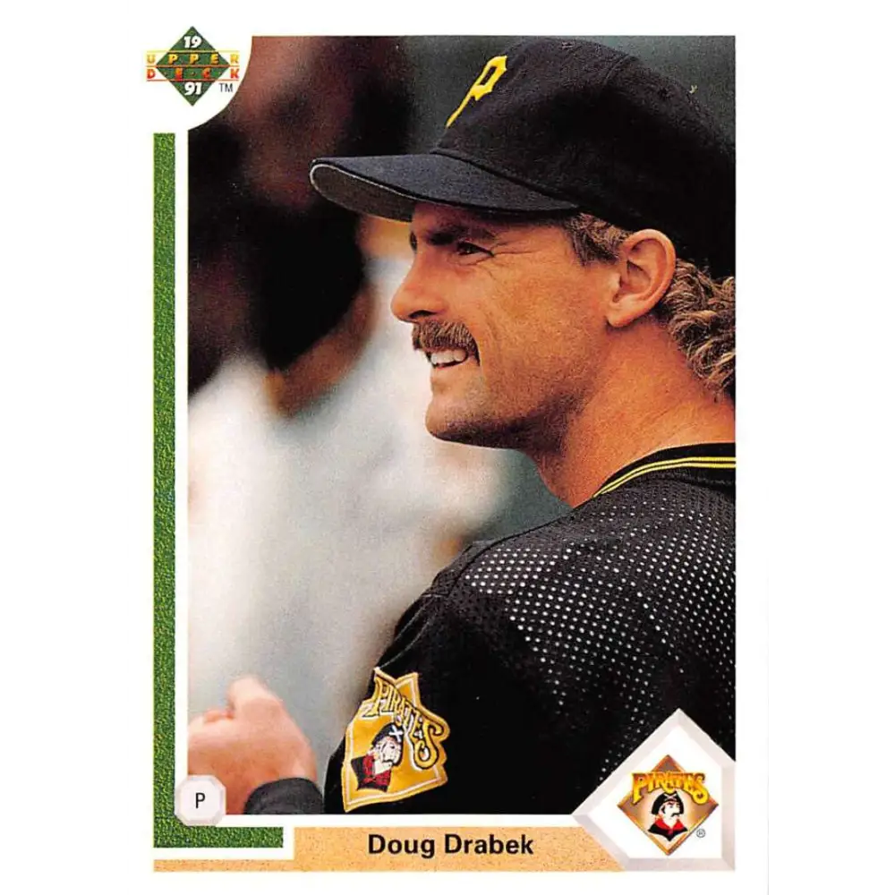 1991 Upper Deck #278 Doug Drabek EX Excellent Pittsburgh Pirates Baseball Card  Image 1