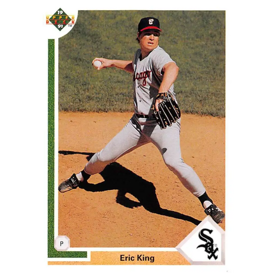 1991 Upper Deck #281 Eric King NM-MT Chicago White Sox Baseball Card Image 1