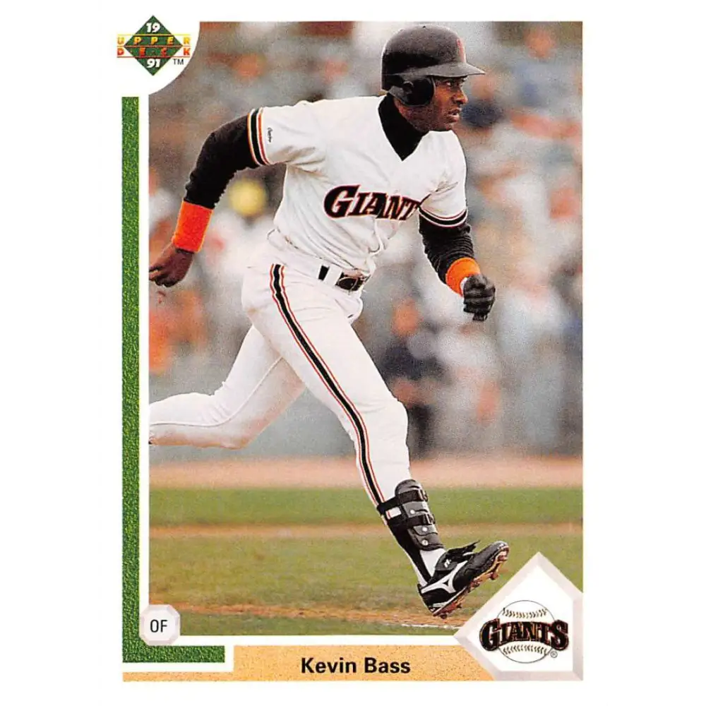 1991 Upper Deck #287 Kevin Bass EX Excellent San Francisco Giants Baseball Card  Image 1