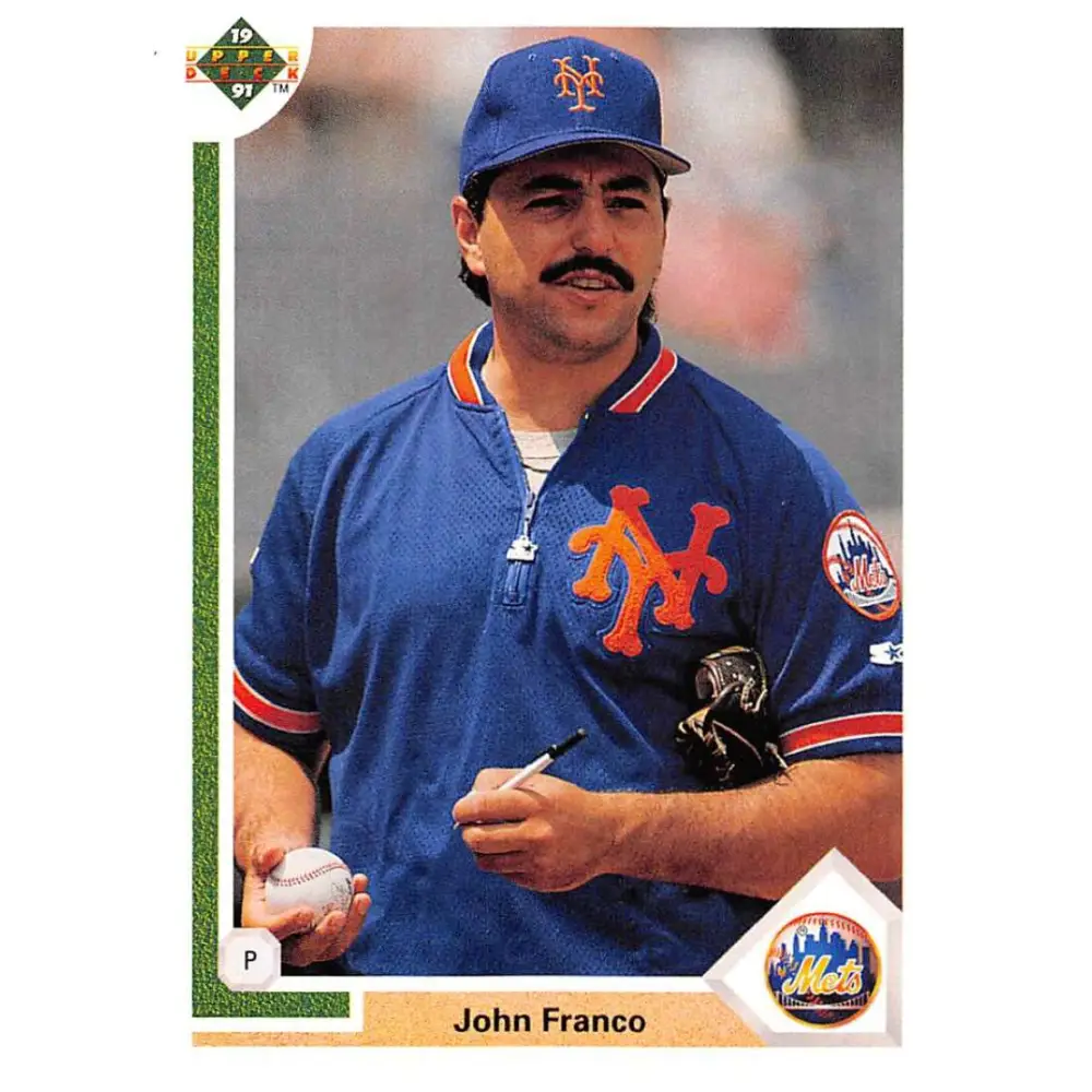 1991 Upper Deck #290 John Franco NM-MT New York Mets Baseball Card Image 1