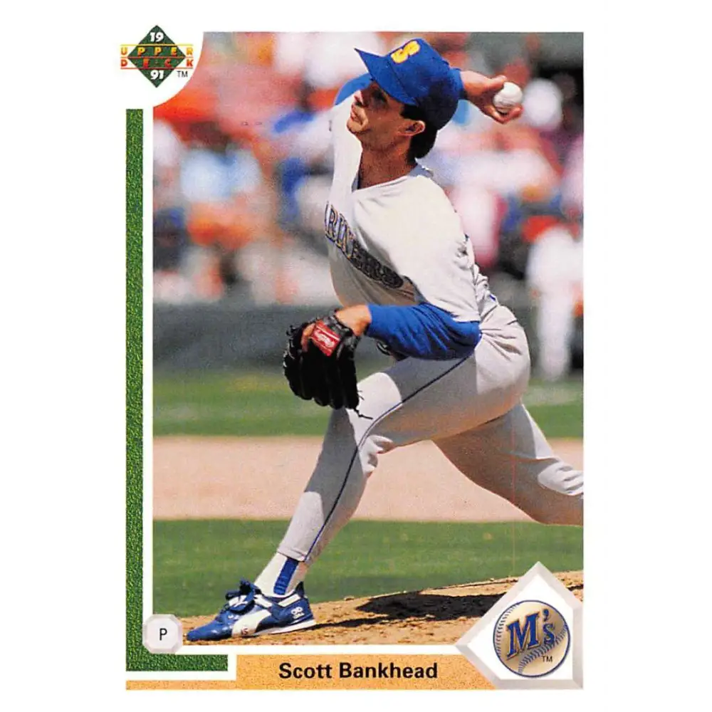 1991 Upper Deck #294 Scott Bankhead NM-MT Seattle Mariners Baseball Card Image 1