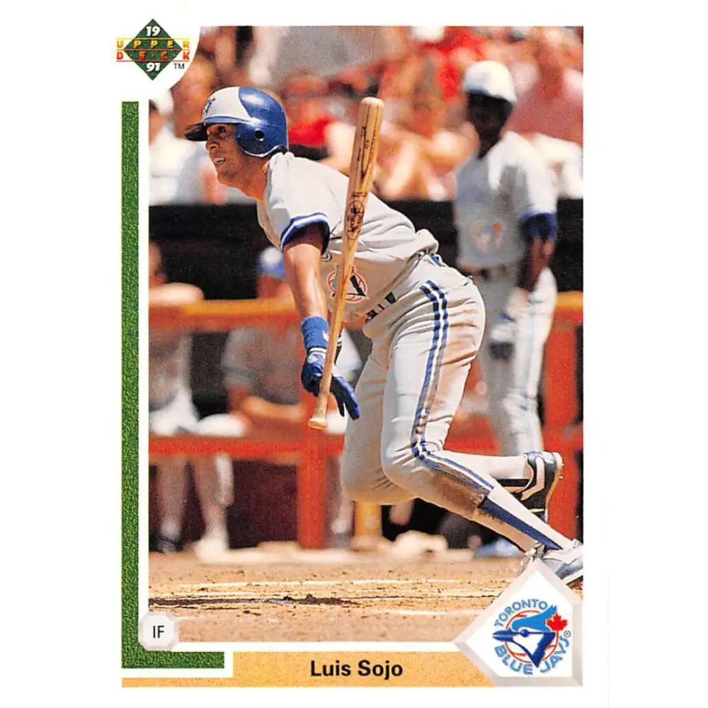 1991 Upper Deck #297 Luis Sojo EX Excellent Toronto Blue Jays Baseball Card  Image 1