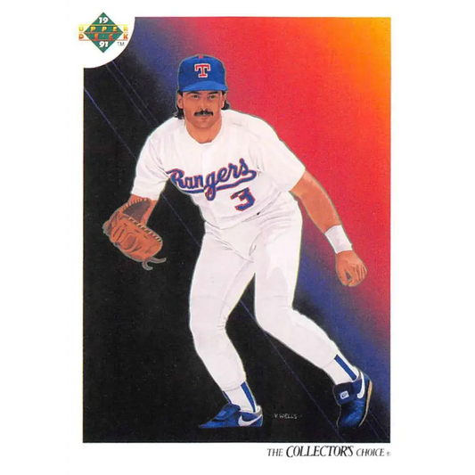 1991 Upper Deck #30 Rafael Palmeiro EX Excellent Texas Rangers Baseball Card  Image 1