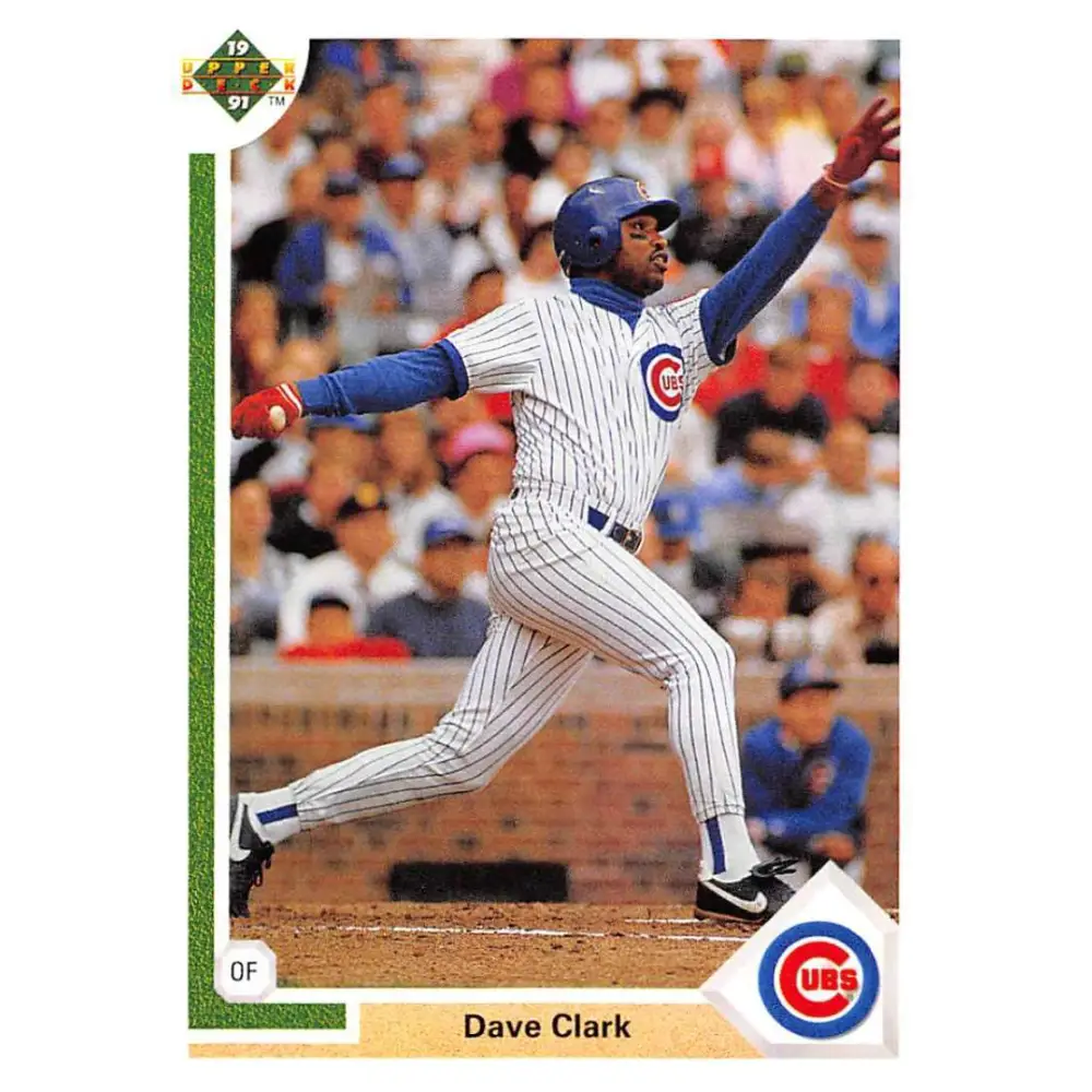 1991 Upper Deck #314 Dave Clark NM-MT Chicago Cubs Baseball Card Image 1