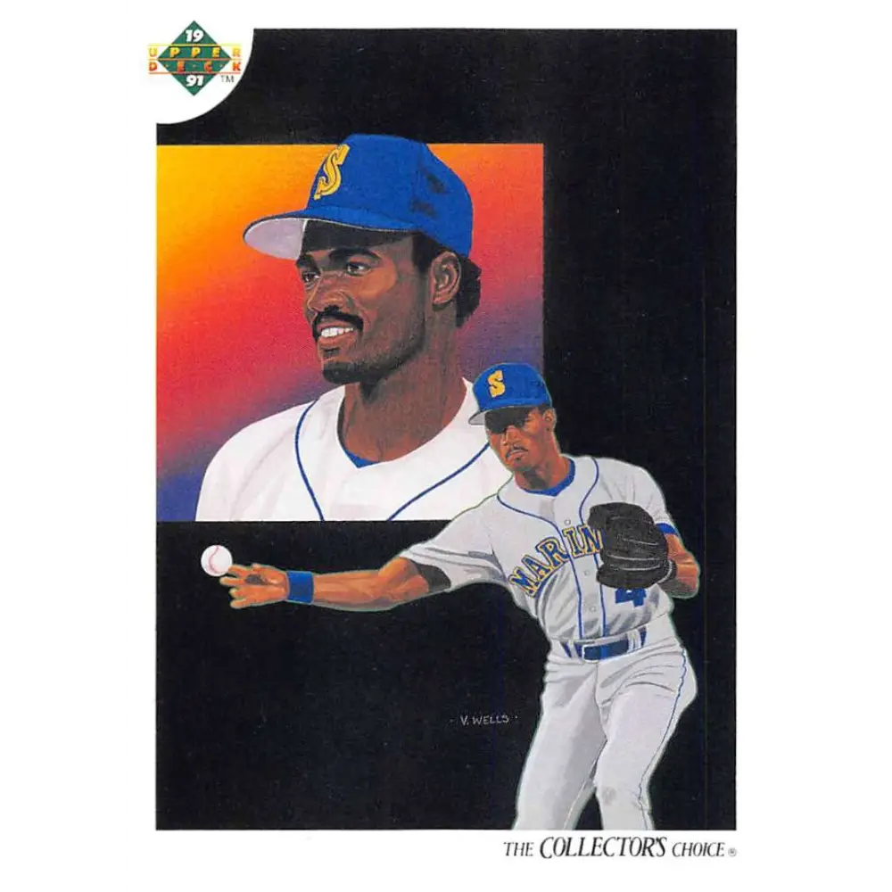 1991 Upper Deck #32 Harold Reynolds EX Excellent Seattle Mariners Baseball Card  Image 1