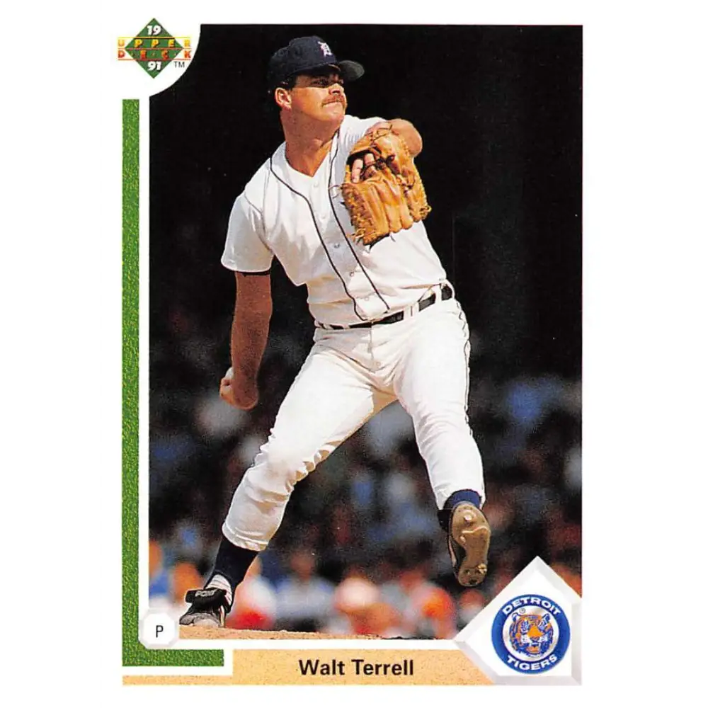 1991 Upper Deck #320 Walt Terrell EX Excellent Detroit Tigers Baseball Card  Image 1