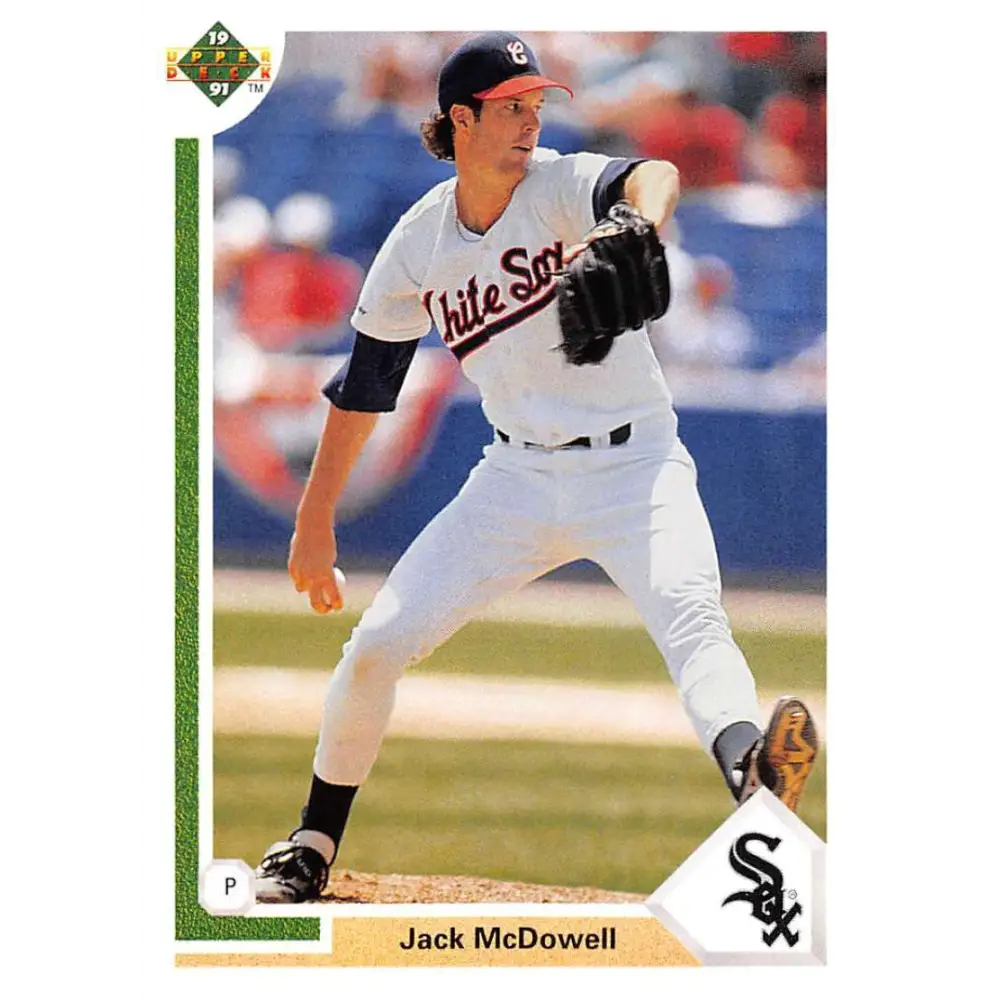 1991 Upper Deck #323 Jack McDowell EX Excellent Chicago White Sox Baseball Card  Image 1
