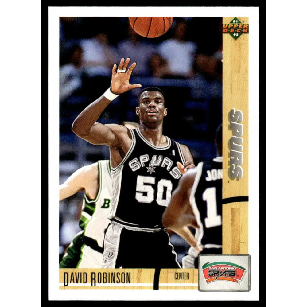 1991 Upper Deck #324 David Robinson NM/MT San Antonio Spurs Basketball Card Image 1