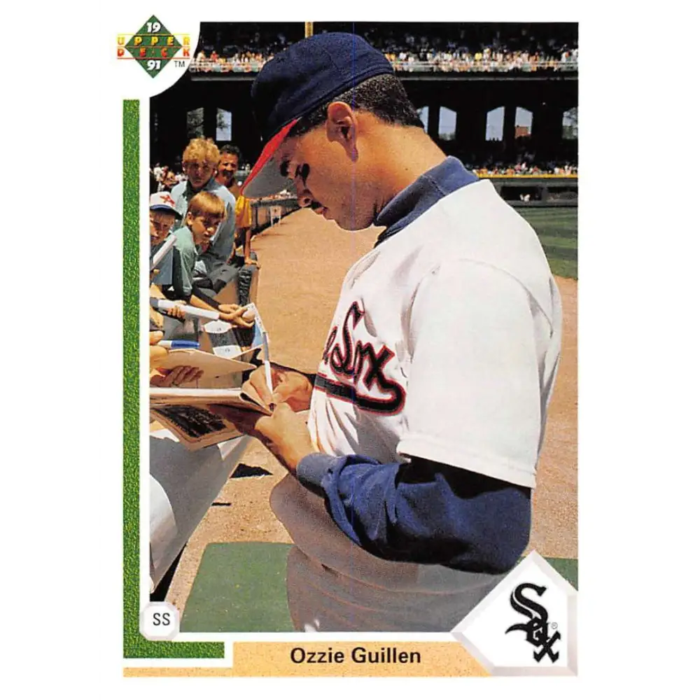 1991 Upper Deck #325 Ozzie Guillen EX Excellent Chicago White Sox Baseball Card  Image 1