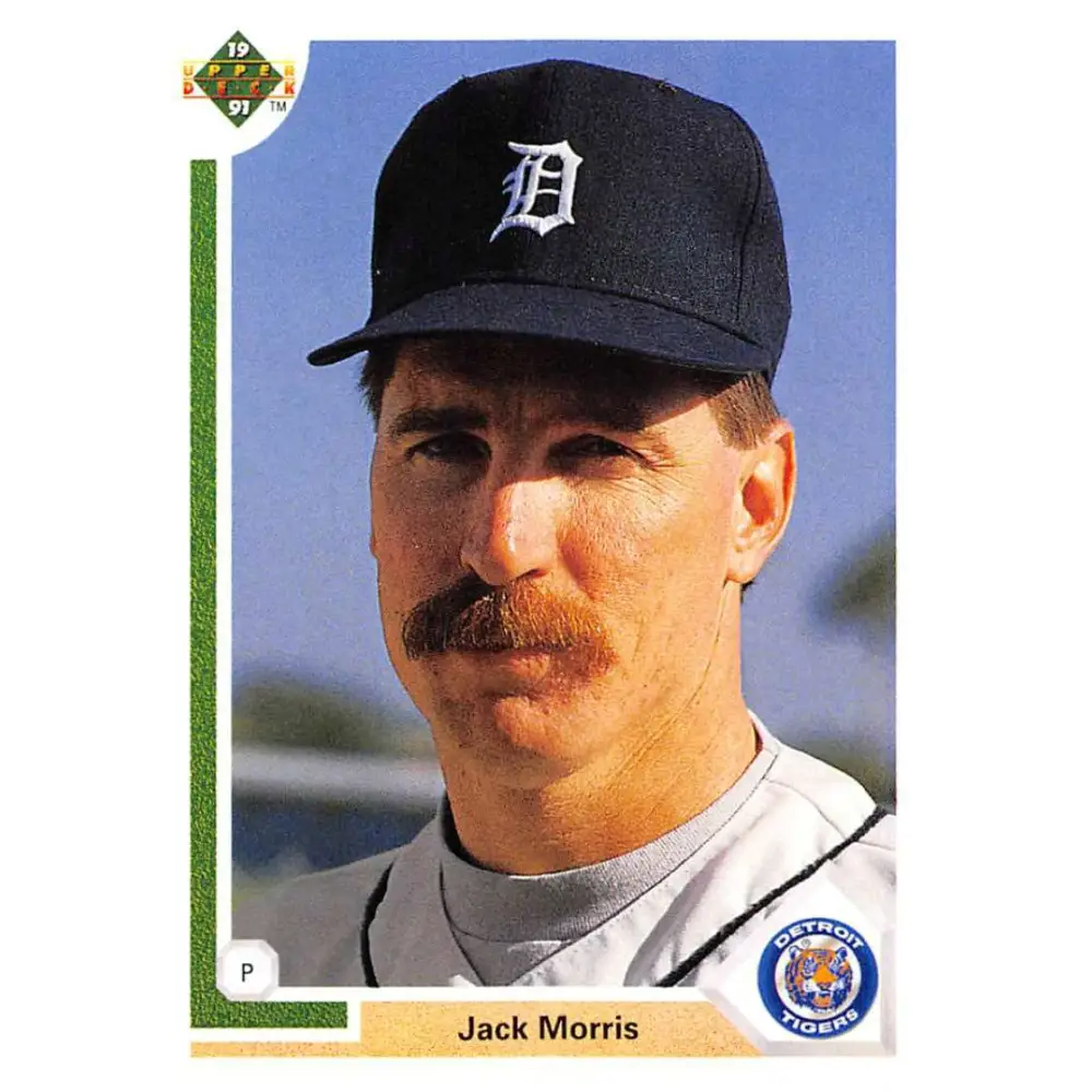 1991 Upper Deck #336 Jack Morris NM-MT Detroit Tigers Baseball Card Image 1