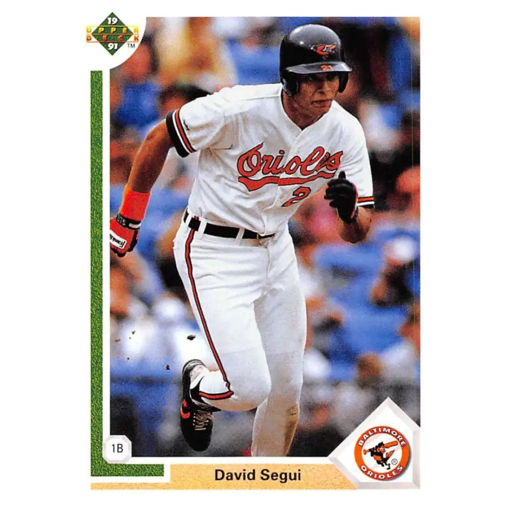 1991 Upper Deck #342 David Segui NM-MT Baltimore Orioles Baseball Card Image 1