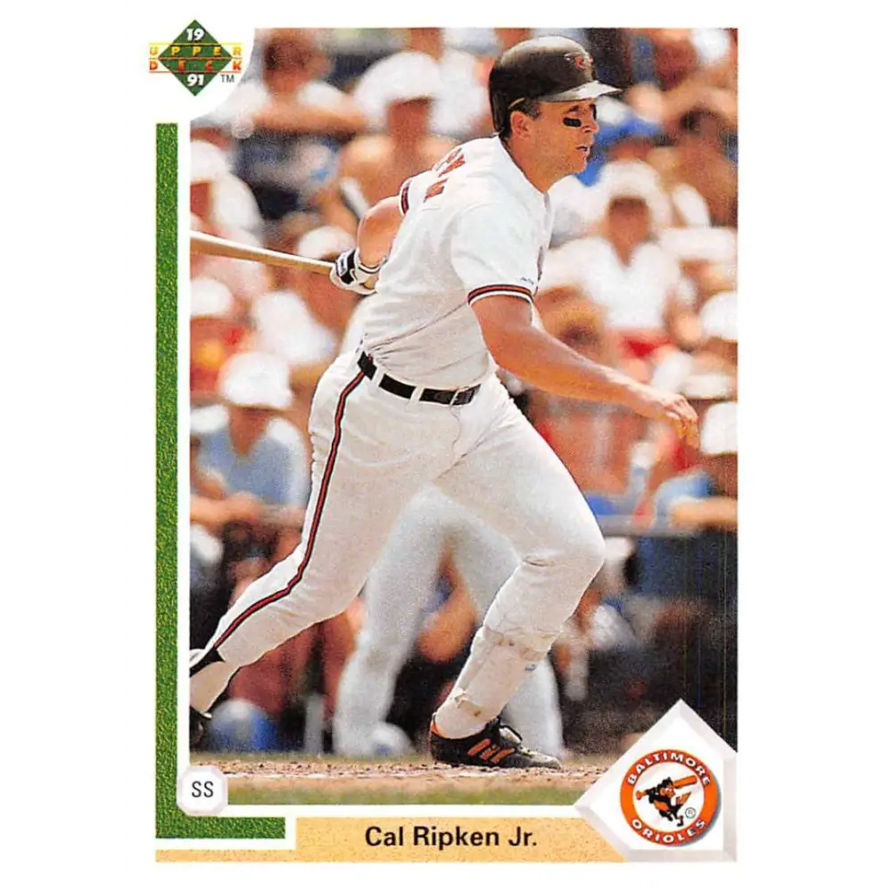 1991 Upper Deck #347 Cal Ripken Jr. EX Excellent Baltimore Orioles Baseball Card  Image 1