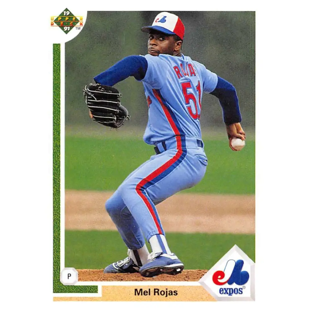 1991 Upper Deck #357 Mel Rojas EX Excellent Montreal Expos Baseball Card  Image 1