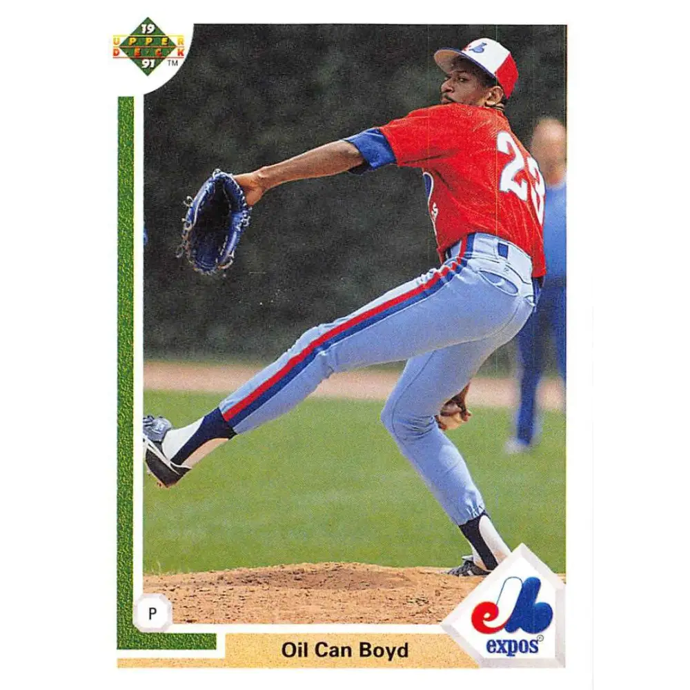 1991 Upper Deck #359 Oil Can Boyd EX Excellent Montreal Expos Baseball Card  Image 1