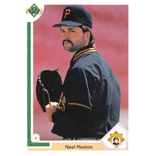 1991 Upper Deck #36 Neal Heaton EX Excellent Pittsburgh Pirates Baseball Card  Image 1